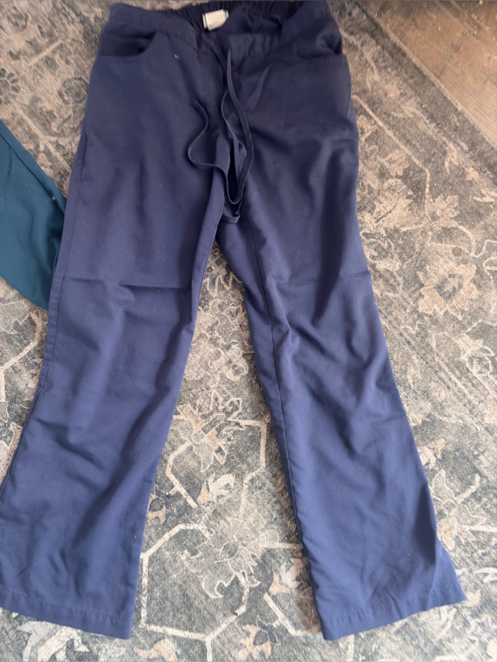 Grey's Anatomy Navy Drawstring Scrub Joggers